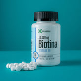Biotina 10,000 mcg - Vitamina B8 - 60 tabletas